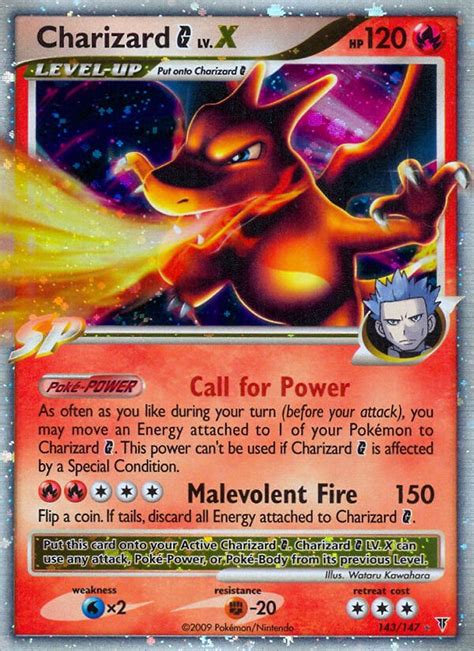 charizard g lvx pokemon